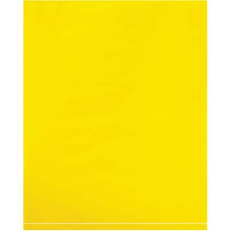 Officespace 8 x 10 in. 2 Mil Yellow Flat Poly Bags, 1000PK OF2823575
